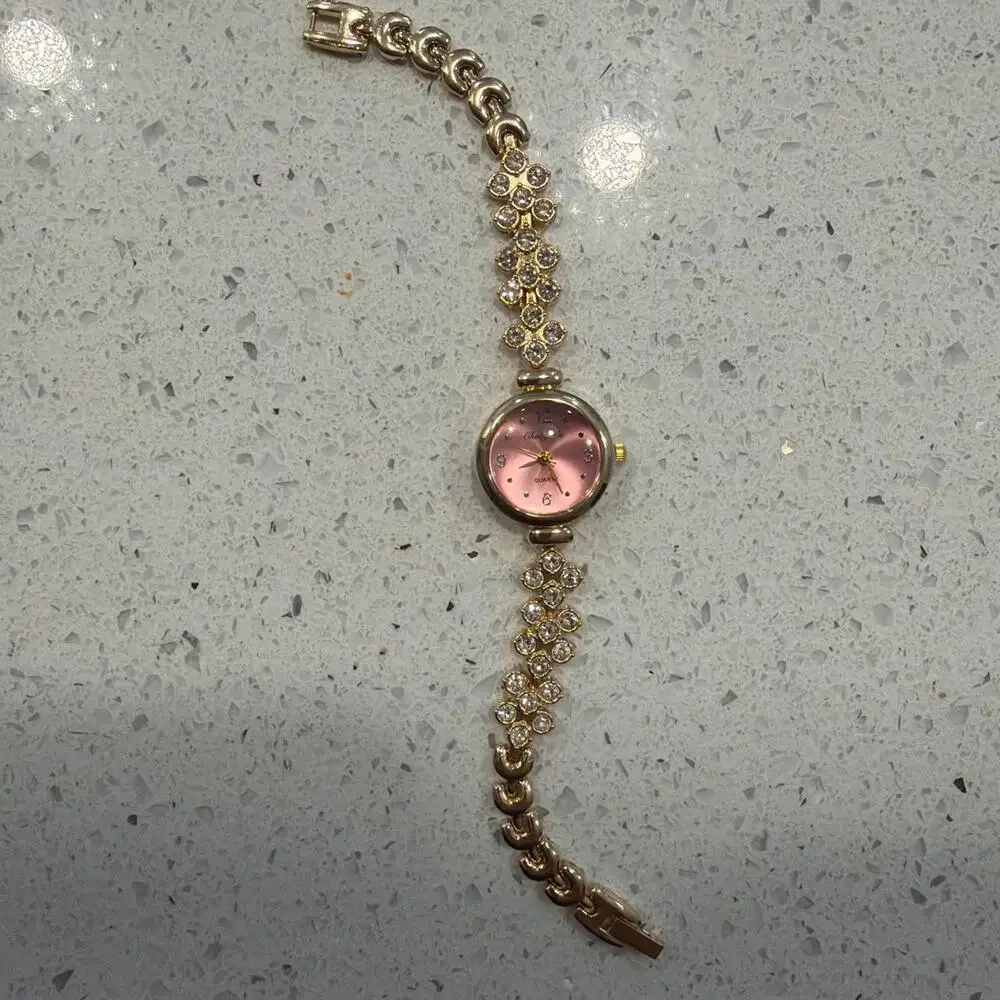 Gold rose mini watch gold